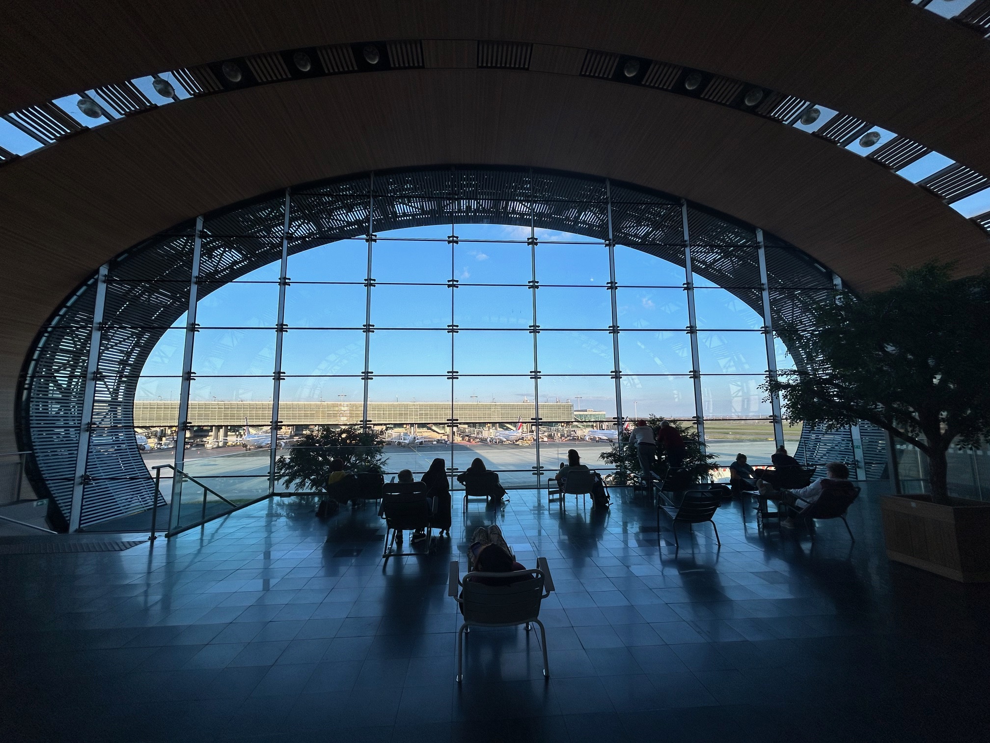 Paris Charles-de-Gaulle sun deck