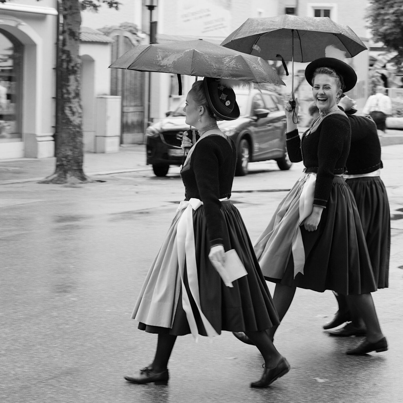 Heading for the Festival