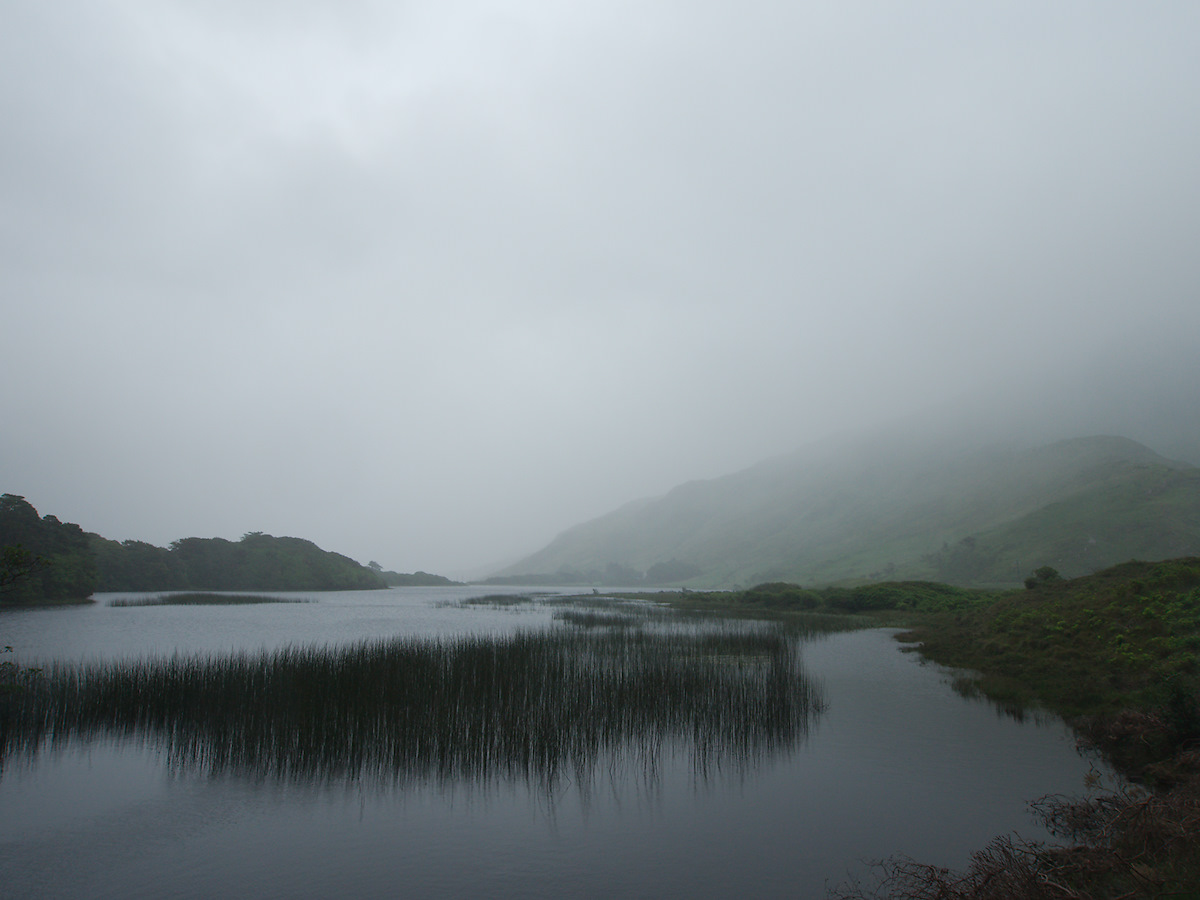 Rain over Pollacappul Lough