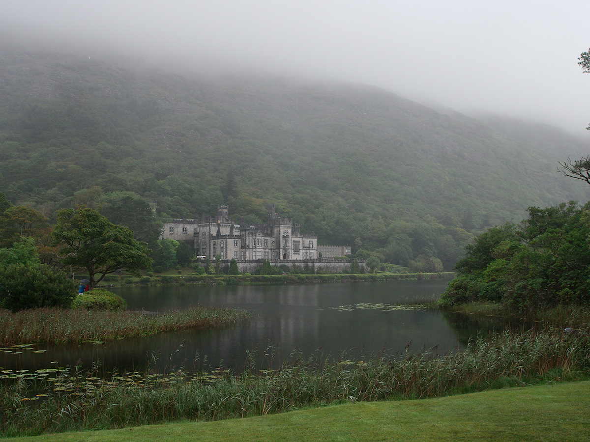 Approaching Kylemore Abbey