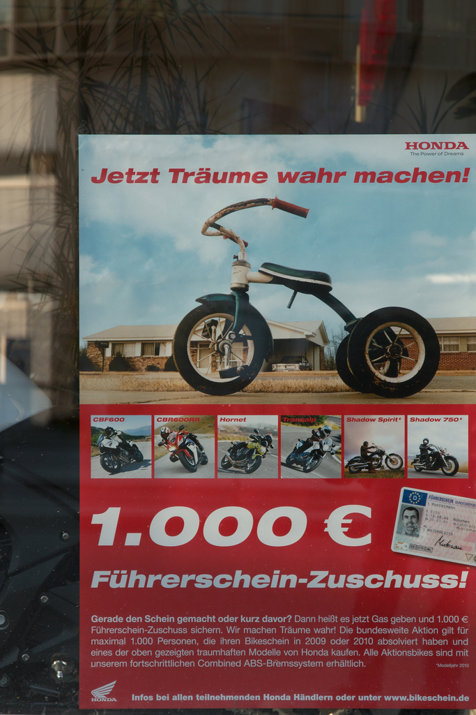 Eggleston works for Honda?