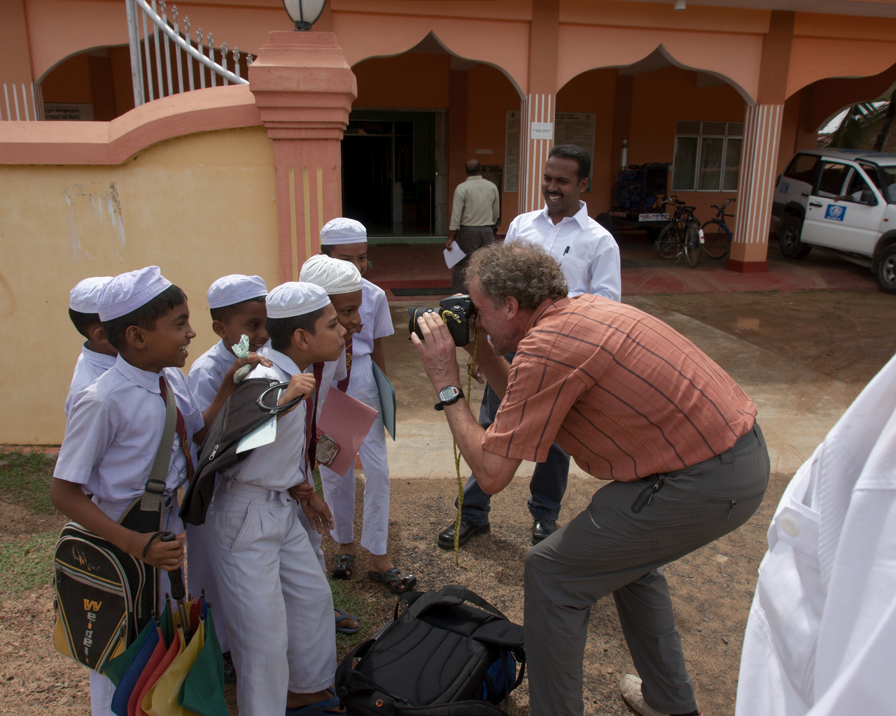 Posing For The Foreigner
