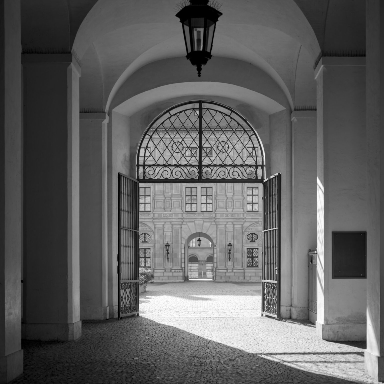 Entrance to the old Residence