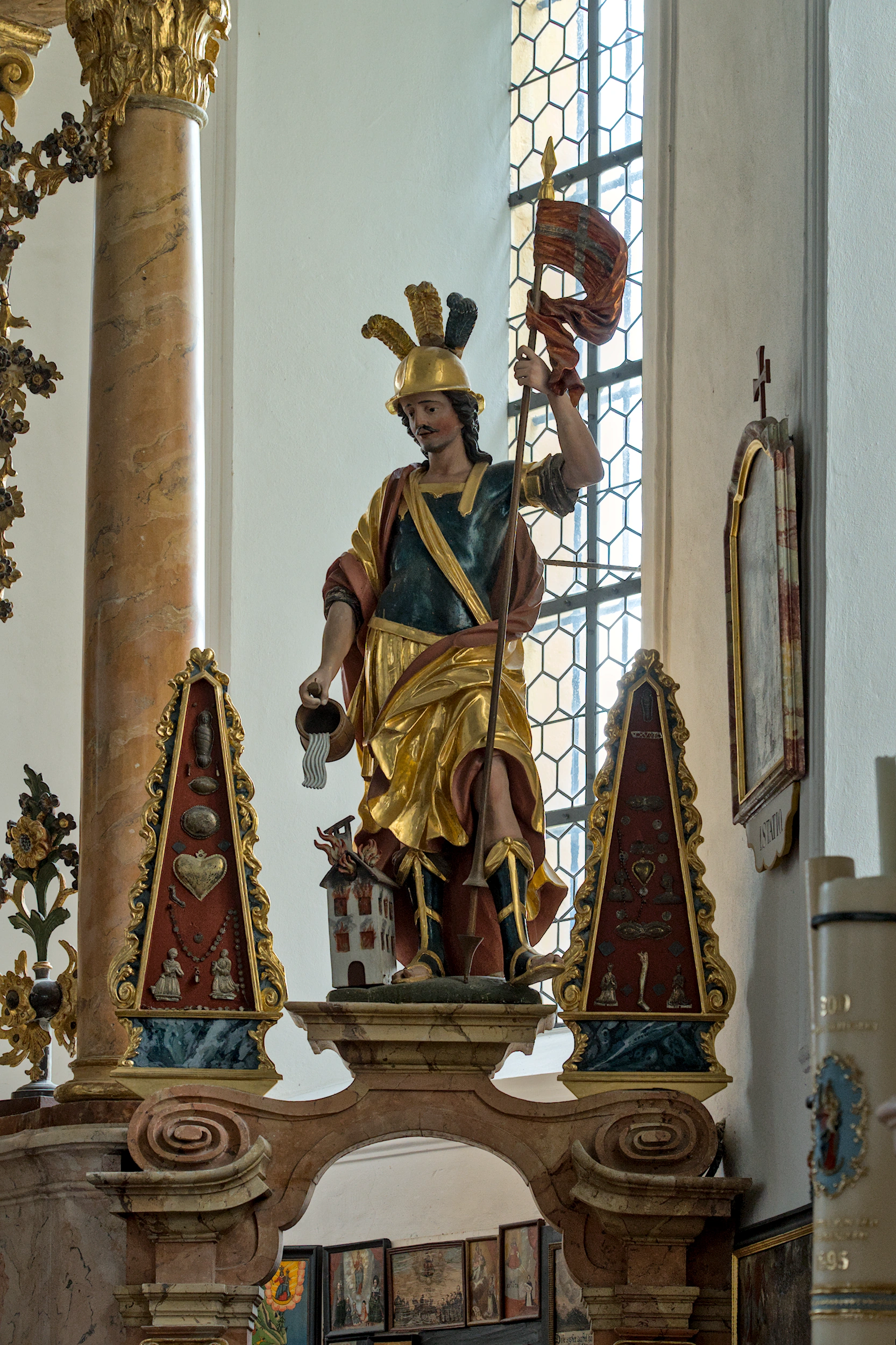 statue of St. Florian in Ettenberg