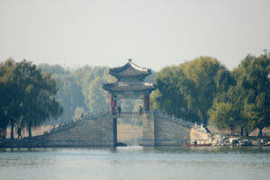 towered bridge
