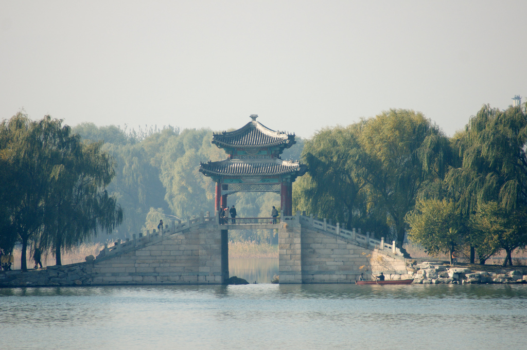towered bridge