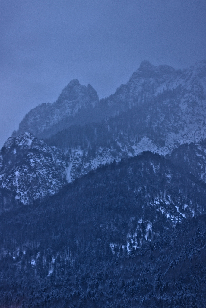 the ’sleeping witch‘ in a winter night
