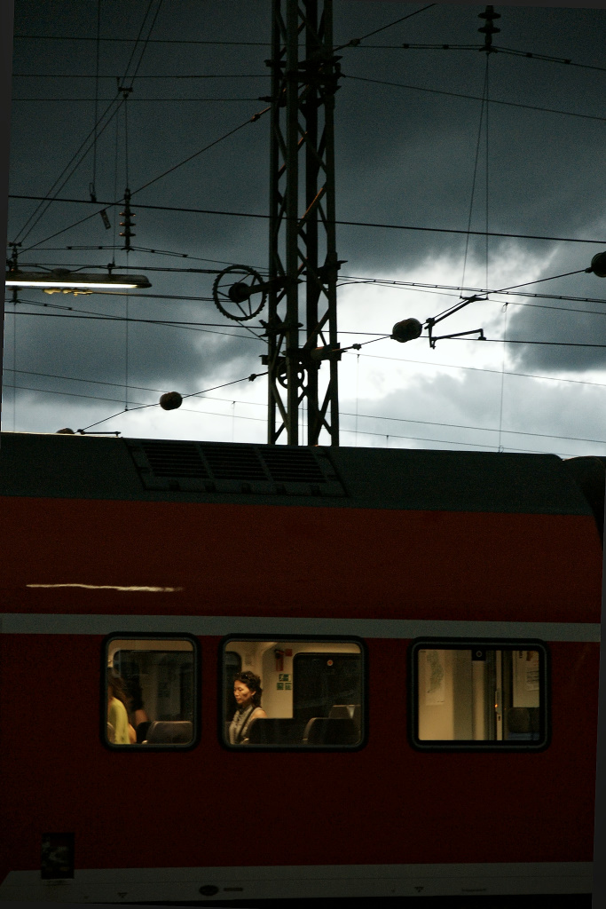 travellers in upcoming storm