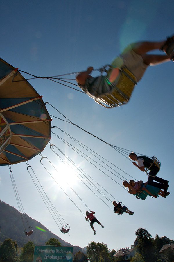 Old-style Merry-go-round