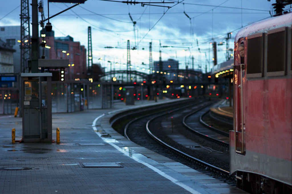Waiting to leave the station