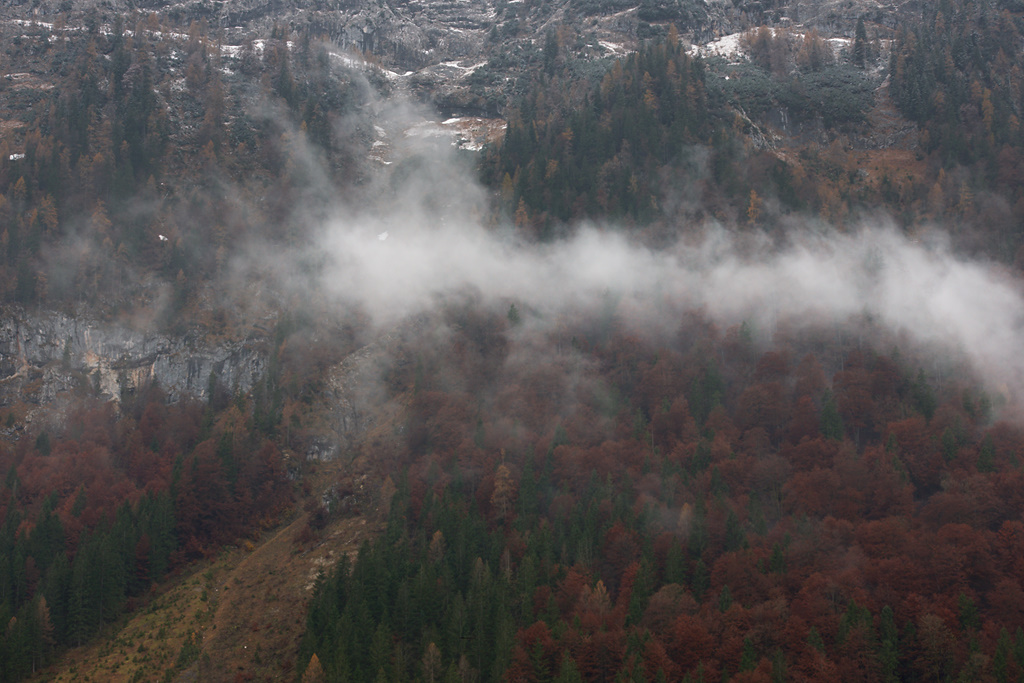Drizzle, clouds, snow